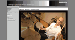 Desktop Screenshot of drums-unlimited.de